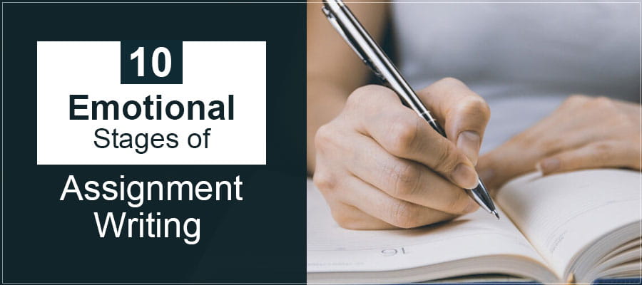 Emotional Stages of Assignment Writing